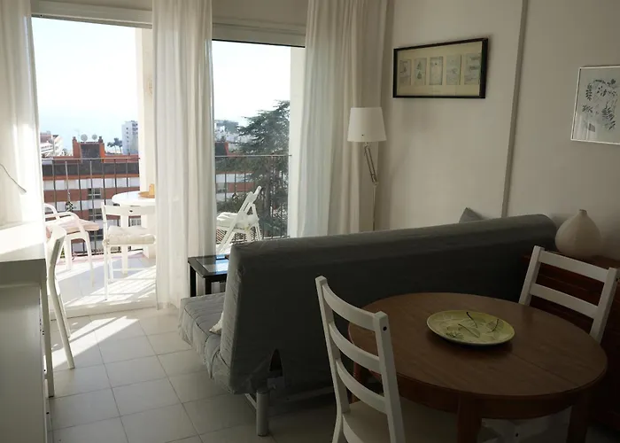 Quiet In Fenals With Balcony, Pool And Workspace For Medium-term * リョレート・デ・マル